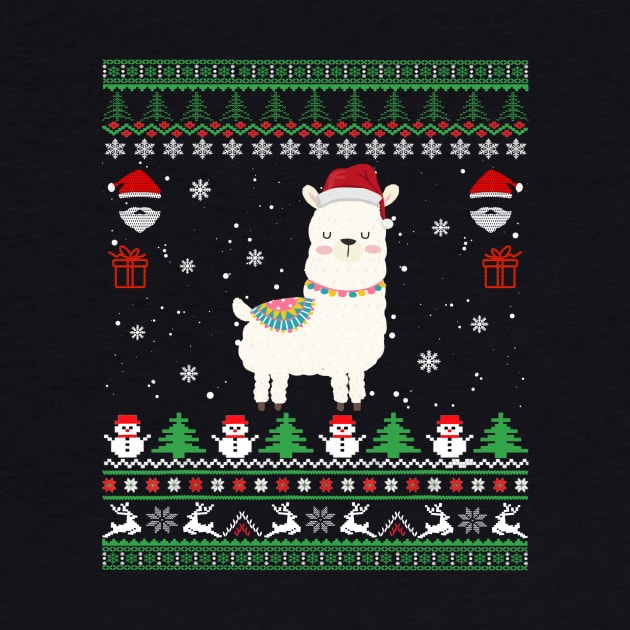 ugly sweater - Llama ugly sweater by Bagshaw Gravity